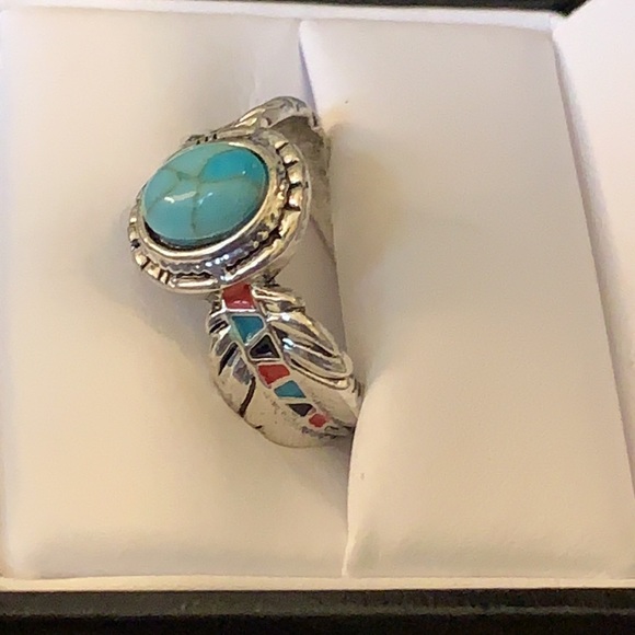 COPY - Size 8.5 Turquoise ring - Picture 3 of 4